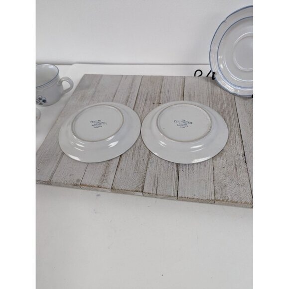 Set of 3 Covington Stoneware Avondale Cups & 3 Saucers Tea Coffee - Picture 8 of 9